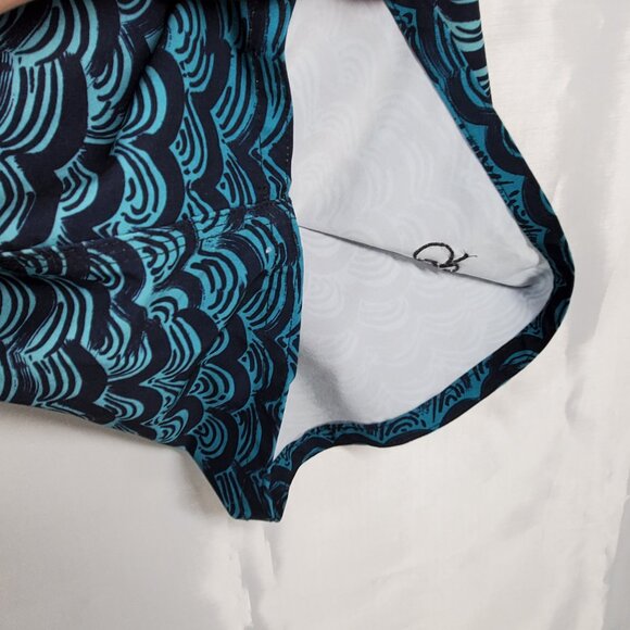 OP Board Shorts OPFLEX 4-Way Stretch Ocean Wave Swirls 1 Pocket Trunks Men Sz 34 - Picture 8 of 8